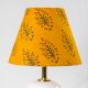 Mustard Kalamkari Cone Shade